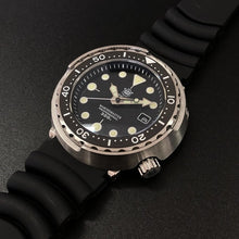 Load image into Gallery viewer, STEELDIVE 1975 Tuna Mechanical Watch Men 300m Diver Watch Mens NH35 Automatic Watch Men Steel Dive Watches Luxury C3 Luminous
