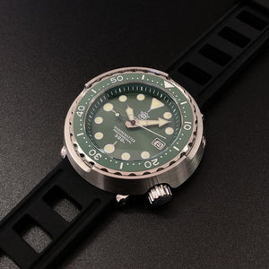 STEELDIVE 1975 Tuna Mechanical Watch Men 300m Diver Watch Mens NH35 Automatic Watch Men Steel Dive Watches Luxury C3 Luminous