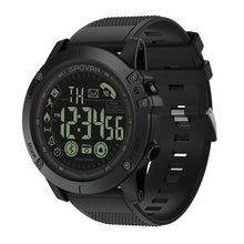 Load image into Gallery viewer, Spovan Top Brand Sport Watch Black Military Quality Military Quality A Plastic Bluetooth Wristwatch Waterproof Date Reloj Mujer
