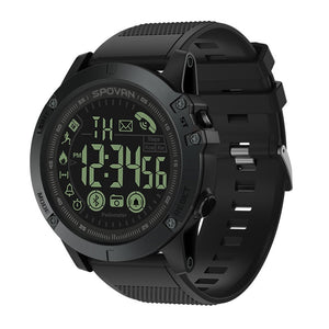 Spovan Top Brand Sport Watch Black Military Quality Military Quality A Plastic Bluetooth Wristwatch Waterproof Date Reloj Mujer